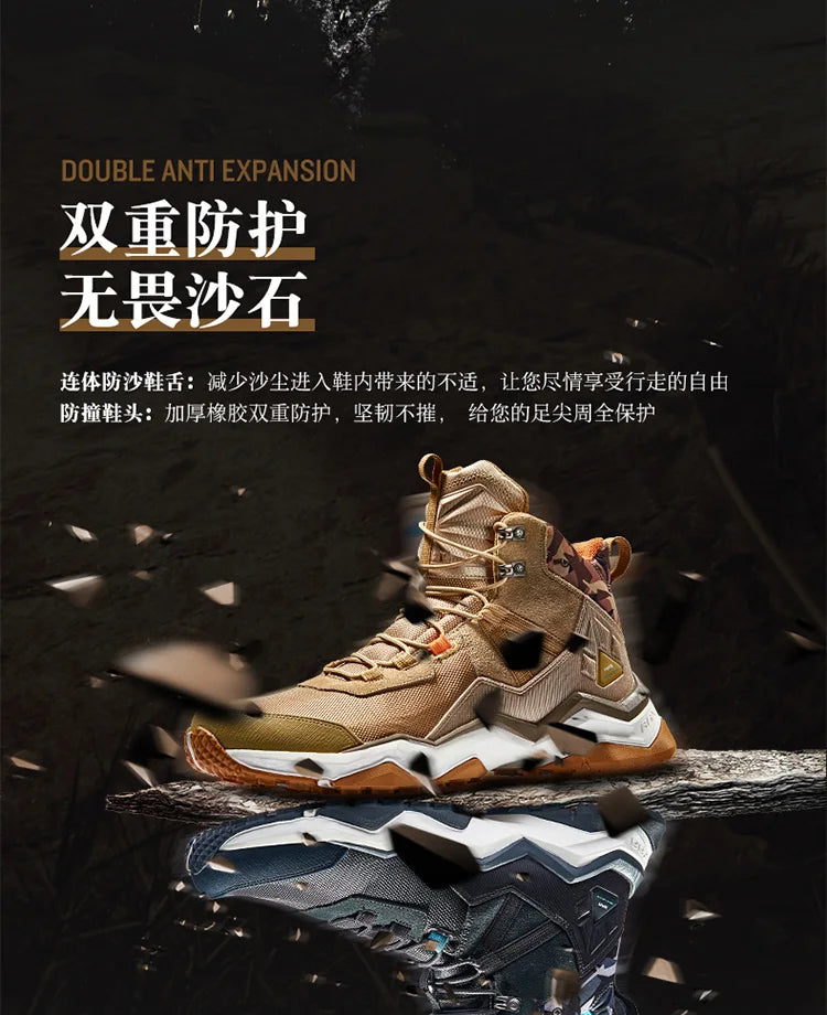RAX Winter Hiking Boots Men Waterproof Breathable Outdoor Sports Sneakers Trekking Boots Mountain Trekking Shoes Big Size