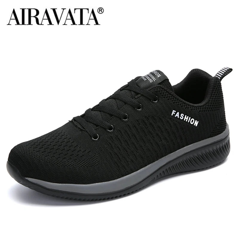 Sneakers da uomo e da donna in maglia, traspiranti, sportive, da corsa, da passeggio e da palestra