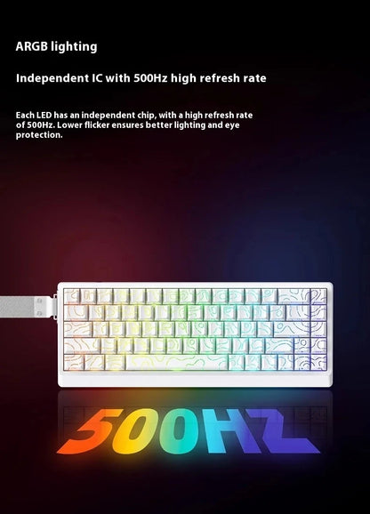Irok ND63/ND68 Magnetic Switch Mechanical Keyboards RGB Hot Swap E-Sports Wired Customize Keyboard Pc Gaming Office Accessory