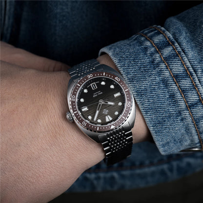 IXDAO IPOSE 2026 New Men's Automatic Mechanical Watch Poseidon Pattern Diving Watch 20Bar Stainless Steel BWG-9 Reloj Hombre