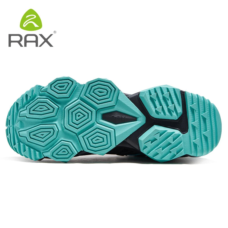 RAX Running Shoes Men & Women Outdoor Sport Breathable Lightweight Sneakers Air Mesh Upper Anti-Slip Natural Rubber Outsole