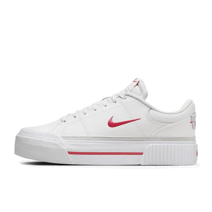 Nike Court Legacy Lift -korotettu pohja: luistamaton, mukava iskunvaimennus, kestävät klassiset lenkkarit DM7590-112