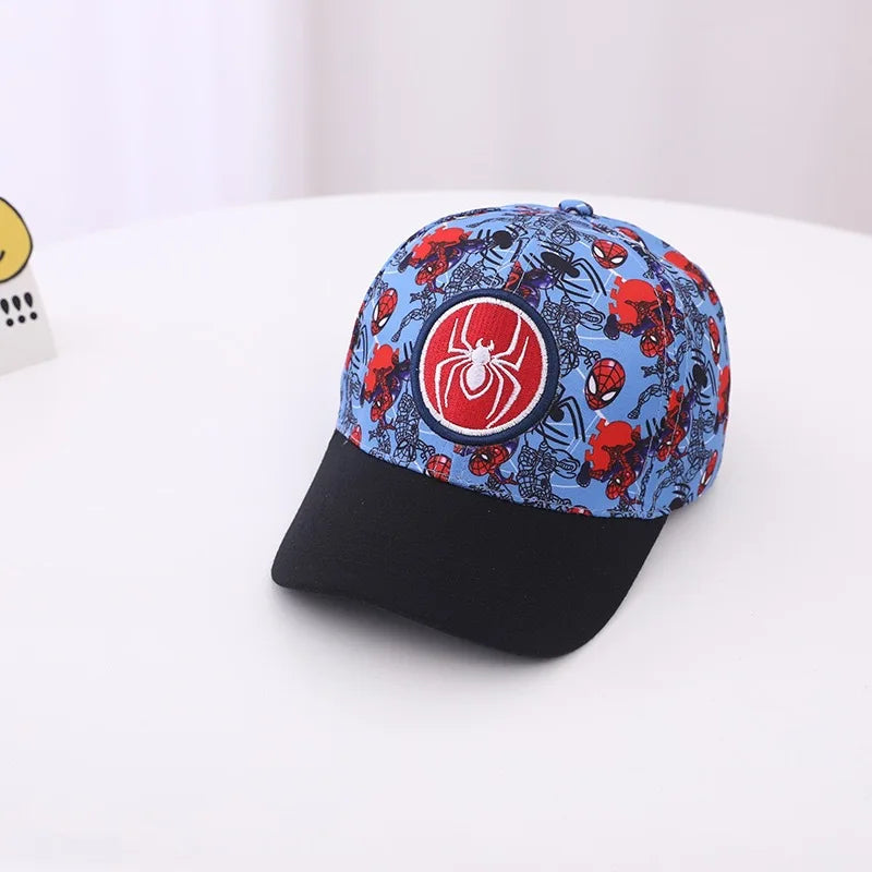 Avengers Iron Man Spiderman Hulk Captain America Baseball cap Cosplay Hat Kids Child Canvas Embroidery Hat Peaked Cap Adjustable