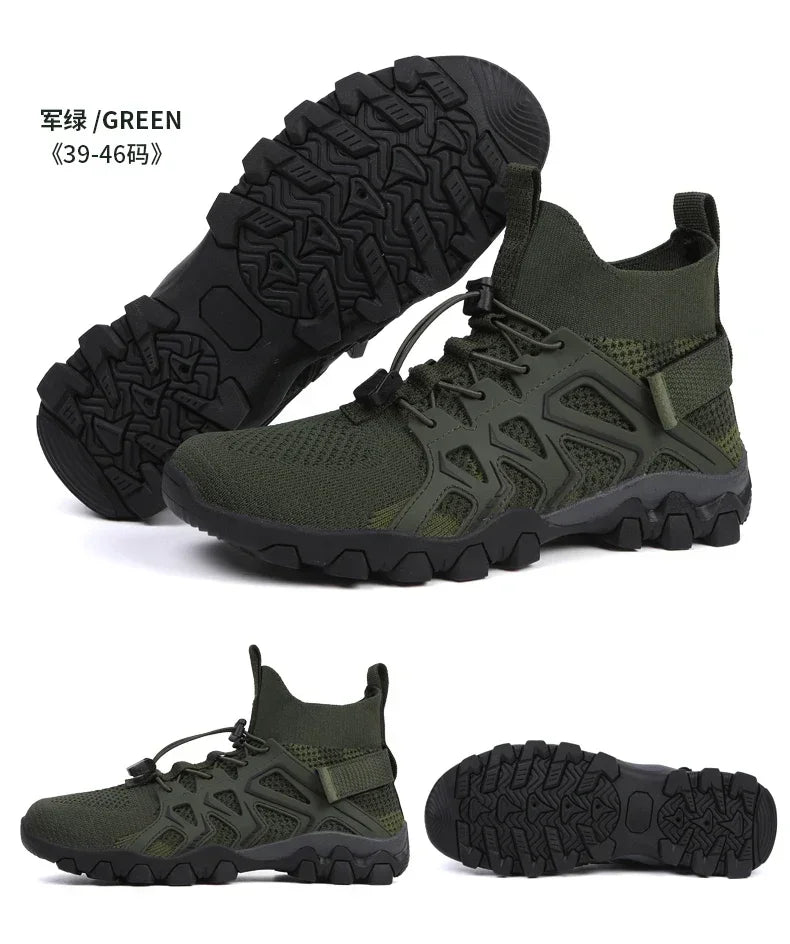Unisex Breathable Quick-Drying Fishing Water Sport Shoes Summer Upstream Barefoot Aqua Boots Outdoor Non-Slip Women Beach Shoes