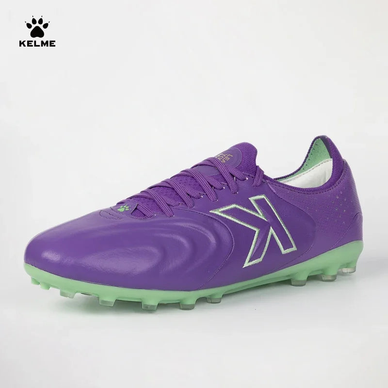 Kelme Kangaroo Leather MG Soccer Shoes Professional Match Sports Football Shoes Outdoor Anti-Slip Football Boots