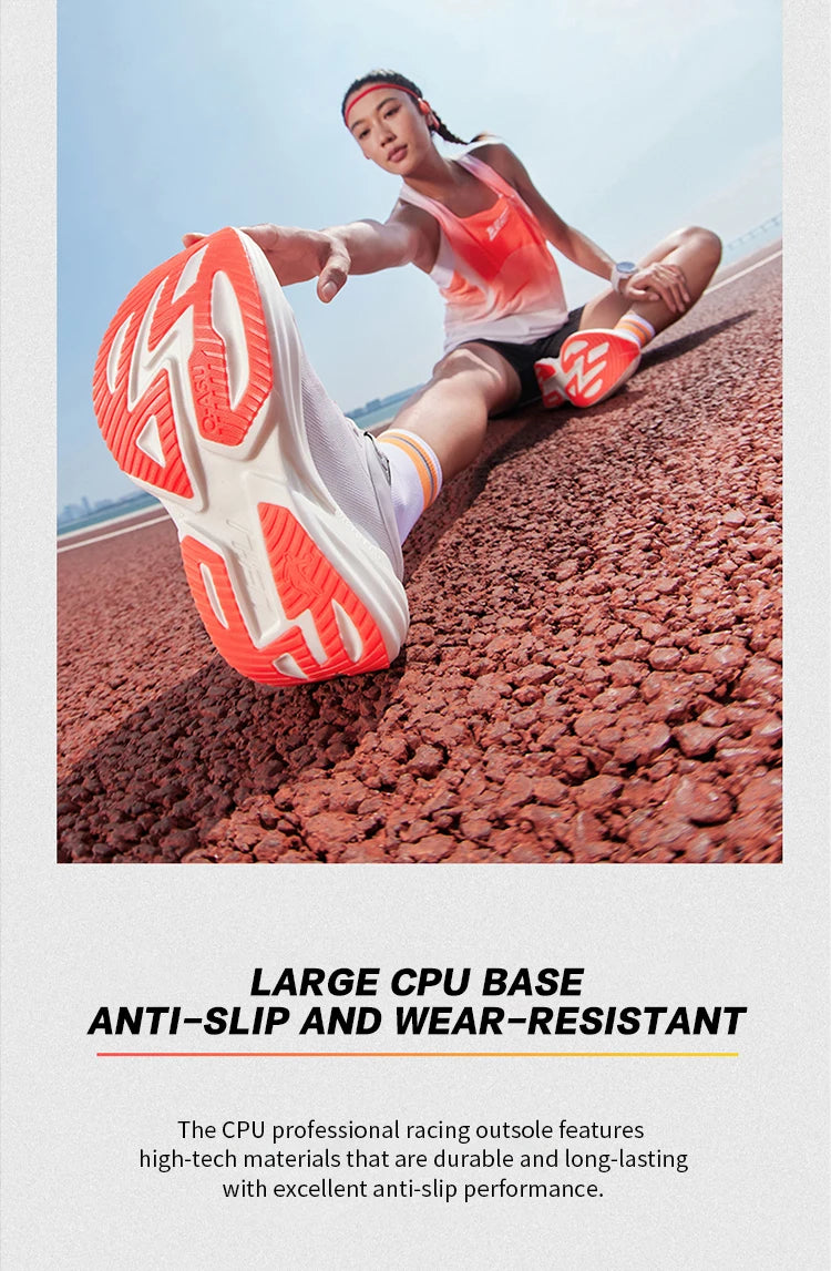 QIAODAN TG1.0 Women’s Marathon Running Shoes 2026 New Platform Racing Shock Absorption Soft Long Distance Sneakers QDB022253285