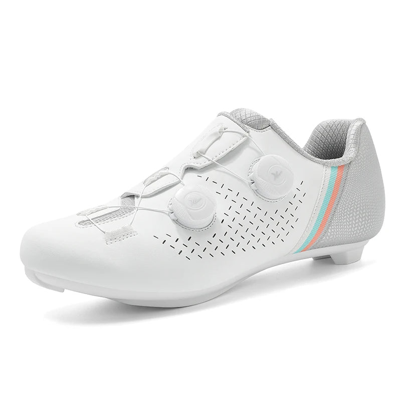 Road Cycling Shoes Flats Cleats Shoes Speed Cycling Sneakers Men’s Bike Shoes Women’s Self-Locking Non-slip Mountain Bicycle SPD Shoes