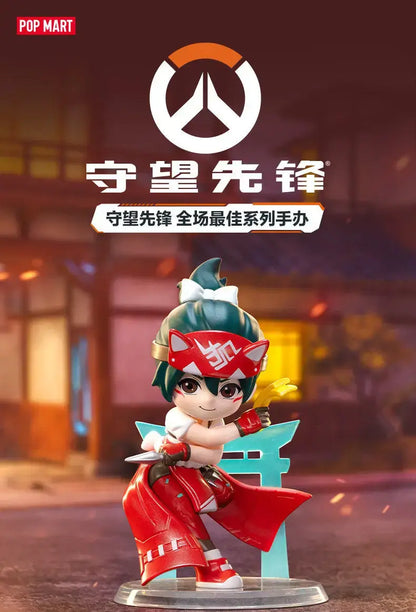 POP MART Genuine Overwatch Play Of The Game Series Blind Box PVC Collectible Figurines Desktop Ornaments Girl Toy Model For Fans