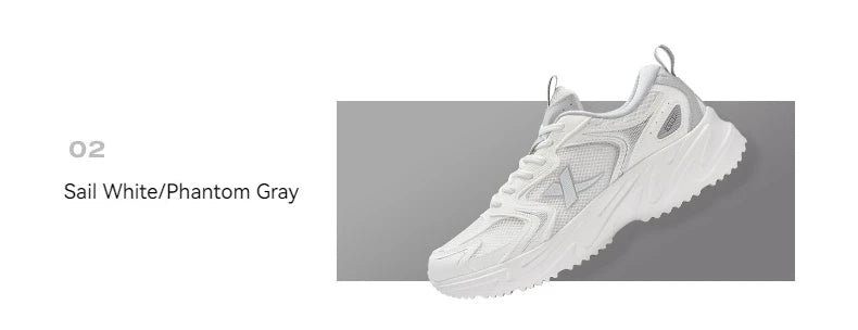Xtep Casual Shoes For Men Summer Durability Men's Sports Shoes Wear-Resistant Lace Up Non-Slip Outdoor Shoes 876219320026