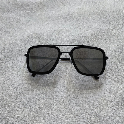 Ochelari de soare pătrați pentru bărbați, ochelari de soare metalici în stil steampunk pentru femei, ochelari de soare la modă pentru activități în aer liber, accesoriu unisex