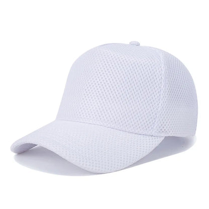 60-64cm Big Head Mesh Breathable Baseball Cap Men And Women Thin Section High Top Hat Outdoor Sunscreen Sun Hat Duck Tongue Hat