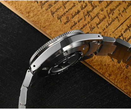 San Martin New 62mas 37mm Diver Men's Watch Classic Luxury Sapphire PT5000 SW200 Automatic Mechanical Watches Date 20Bar Luminous