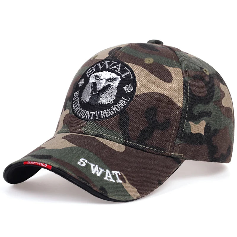Hadsereg sapka férfi hímzett sas fekete baseball sapka férfiak Gorras Para Hombre női snapback csontszínű férfi taktikai sapka