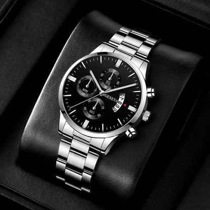 Mode Herenhorloge Luxe Kalender Kwarts polshorloge Zakelijke horloges Herenklok Herenarmband
