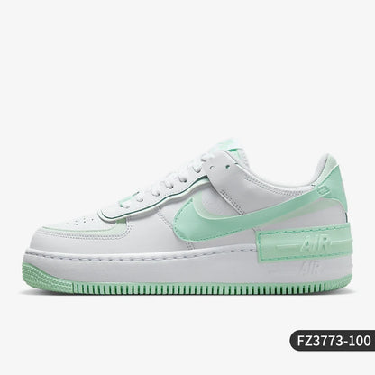 Nike ægte AIR FORCE 1 klassiske sneakers til kvinder med tyk sål og lavt skaft FZ3773-100