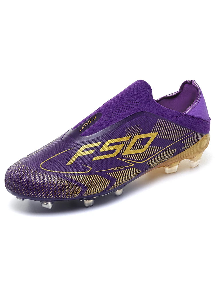 Nouvelles Chaussures de Football pour Hommes Antidérapantes, Crampons de Futsal Intérieur et de Football sur Gazon, Baskets Montantes de Haute Qualité, Meilleures Ventes pour l'Extérieur