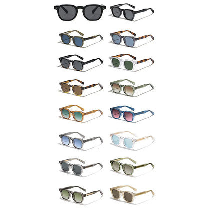1/2/3 Pcs Wholesale New Square Retro Sunglasses Men Fashion Punk Sun Glasses Women Travel Eyewear Lunette De Soleil Femme UV400