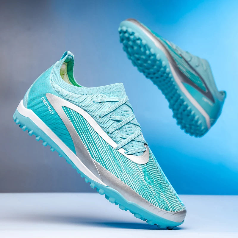 Nouveaux hommes chaussures de Football crampons de Sport adulte respirant antidérapant bottes de Football en plein air longues pointes formation garçons Match confortable