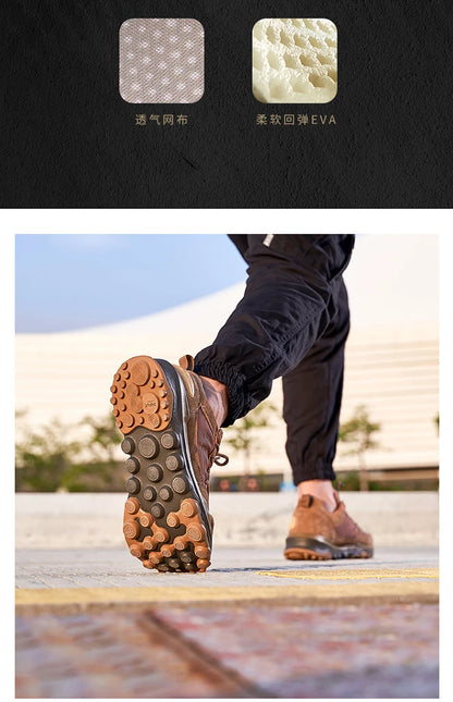 RAX Running Shoes Men & Women Outdoor Sport Breathable Lightweight Sneakers Air Mesh Upper Anti-Slip Natural Rubber Outsole