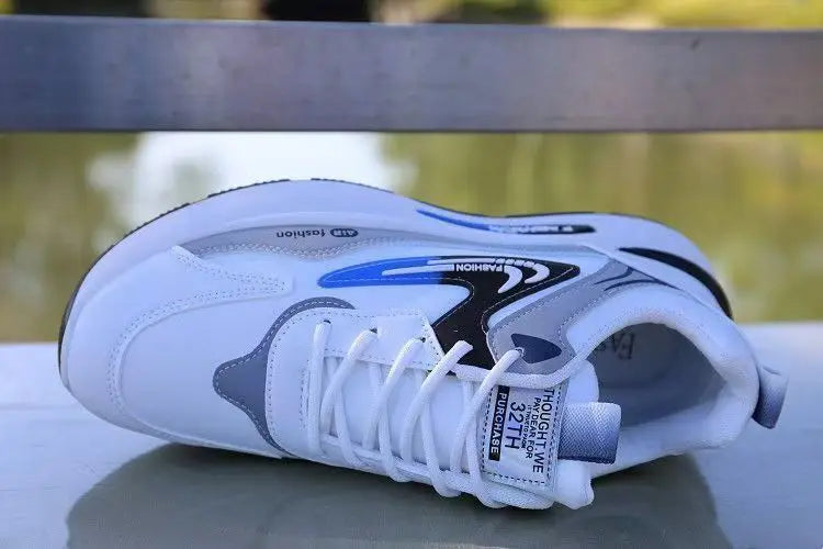 Chaussures pour hommes chaussures légères en cuir Pu chaussures décontractées 2025New baskets pour hommes mode hommes chaussures de Tennis respirant Sport chaussure de course