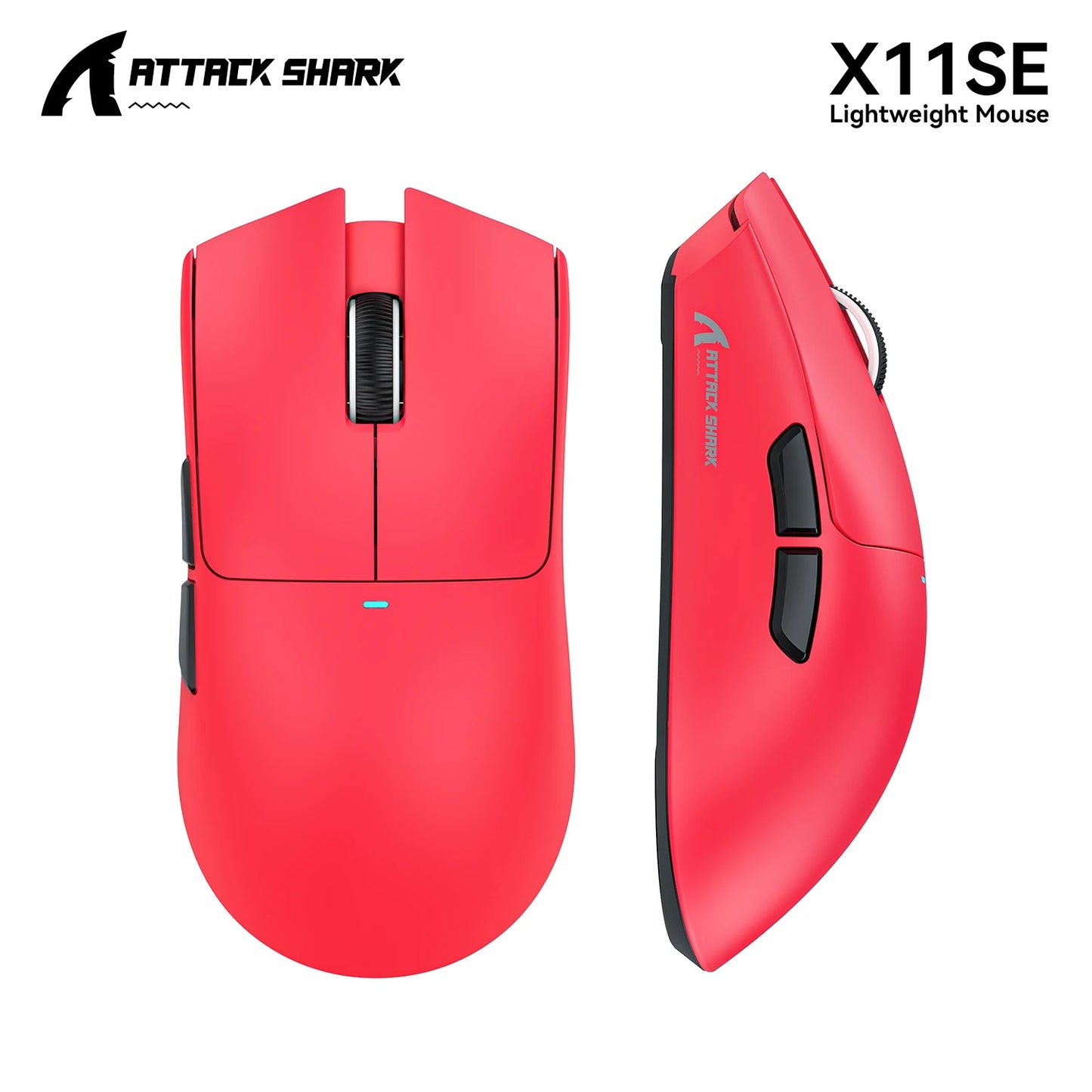 ATTACK SHARK X11 Gaming Mouse  and X11 SE Wireless Mouse 22000 DPI,PAW3311 Sensor,BT/2.4G/Wired,59g Lightweight,2000W Clicks