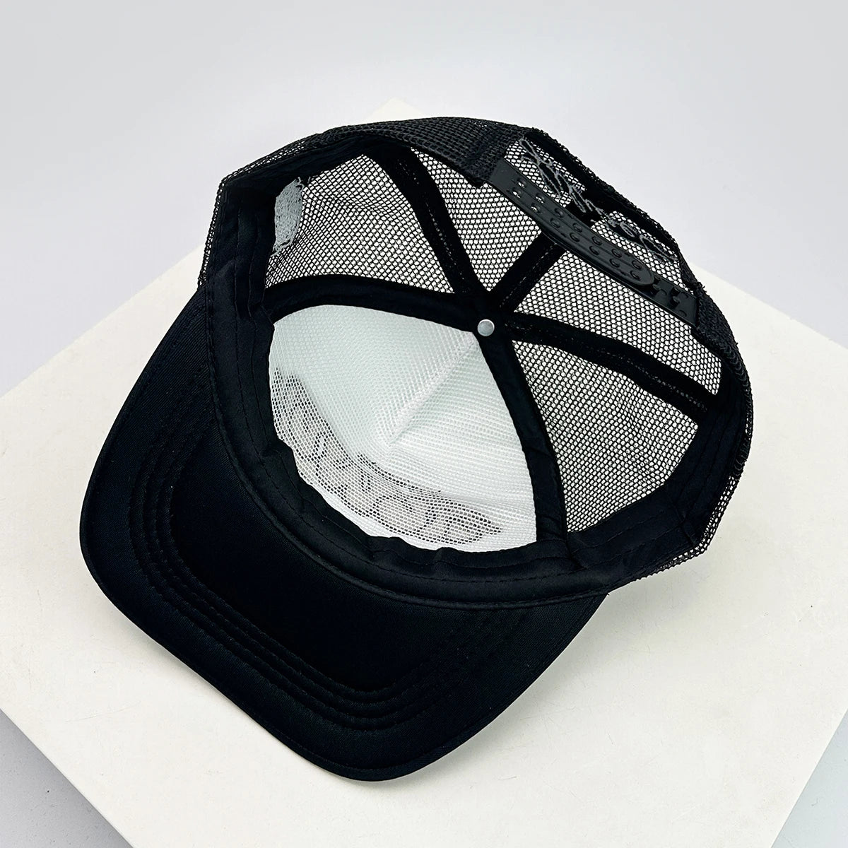 Gorras de béisbol unisex con bloques de color, letras estampadas y bordadas, estilo hip hop, de malla transpirable, con visera para el sol, gorras de camionero urbanas y versátiles