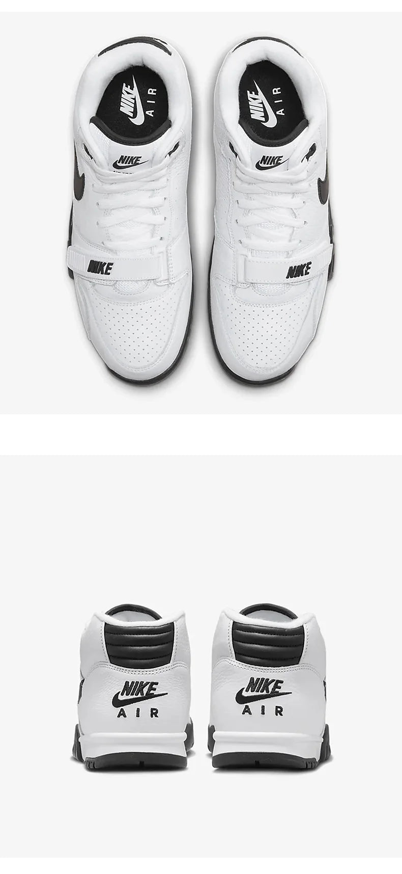 Nike Authentic Air Trainer 1 Velcro Casual Sneakers för herr FB8066-100