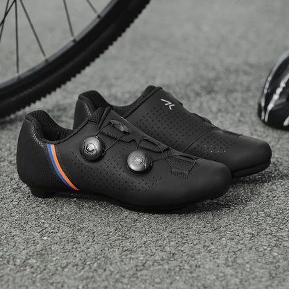 Road Cycling Shoes Flats Cleats Shoes Speed Cycling Sneakers Men’s Bike Shoes Women’s Self-Locking Non-slip Mountain Bicycle SPD Shoes