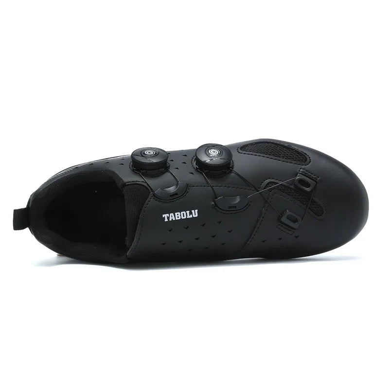 Road Cycling Shoes Flats Cleats Shoes Speed Cycling Sneakers Men’s Bike Shoes Women’s Self-Locking Non-slip Mountain Bicycle SPD Shoes
