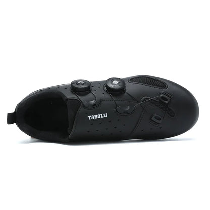 Road Cycling Shoes Flats Cleats Shoes Speed Cycling Sneakers Men’s Bike Shoes Women’s Self-Locking Non-slip Mountain Bicycle SPD Shoes