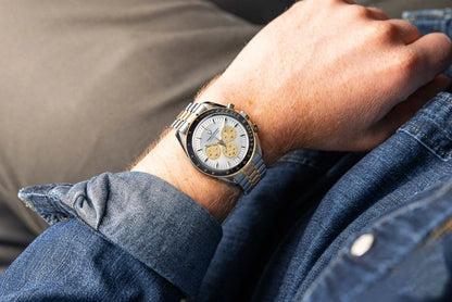 PAGANI DESIGN – Nouvelle montre à quartz de luxe pour homme, dotée d’un cadran à motif météorite, chronographe sportif, verre saphir avec traitement antireflet.