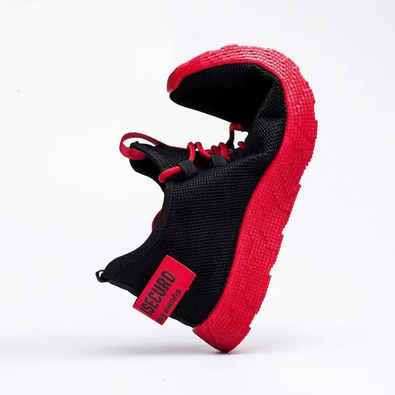 Baskets pour hommes chaussures de sport en maille légère décontractée été hommes en plein air semelle souple respirant confort mode marée chaussure de course