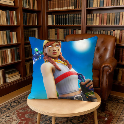 F-FORTNITE-ES Game cushion cover Home Office Birthday Anniversary Gifts Soft Skin Friendly Cushion Cover