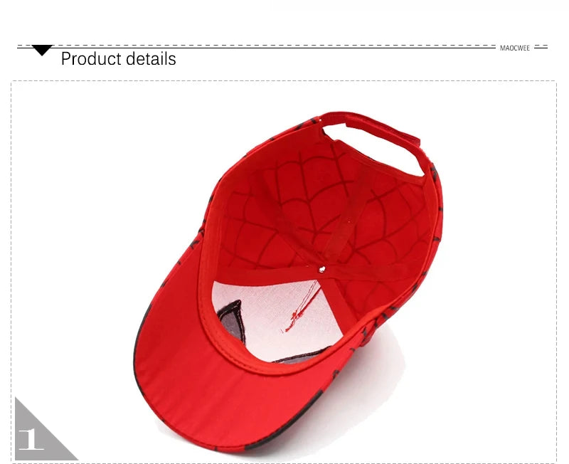 Baby Boys Girls Cartoon Baseball Caps Children Snapback Hats Kids Spring Autumn Hip Hop Hat Newborn Cute Photography Props Caps