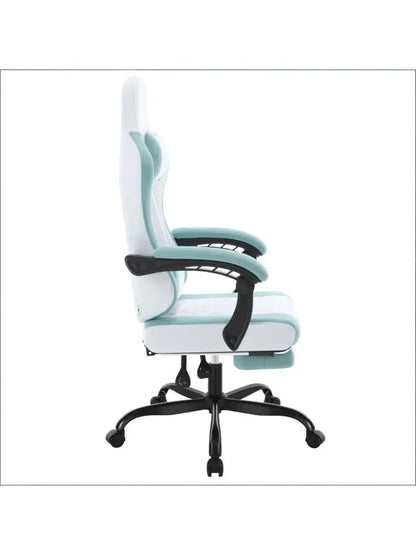 Gaming chairs, office chairs, desk chairs, and swivel chairs. Made with breathable fabric, equipped with 360° swivel casters and seats for easy movement, and featuring soft and comfortable cushions.