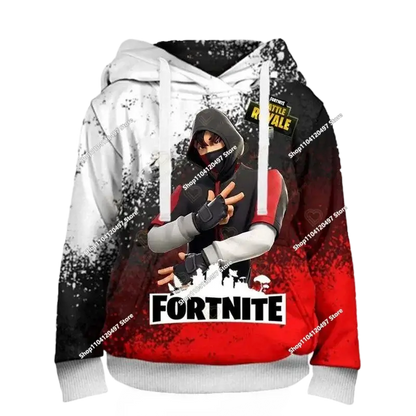 Boys and Girls Hoodies Fortnite Children's Pullover 3D Printed Hoodies Battle Royale Men's Hoodies Autumn Fashion Kids Clothing