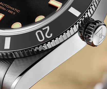 Cronos Luxury Men Watch 37mm Diver BB54 Vintage Automatic Wristwatches Female End Links Sapphire 20 Bar L6033