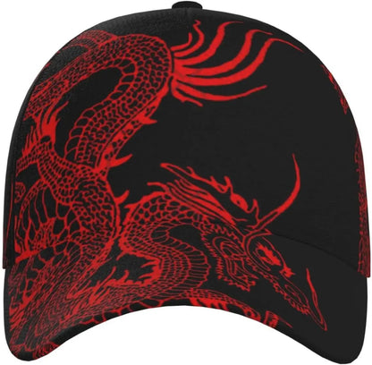 Dragon Snapback-pet Herenbaseballpetten Herenzonnepet Verstelbare coole truckerpet voor dames en heren