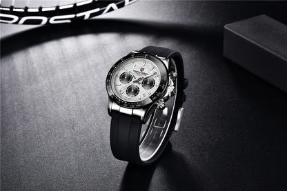 PAGANI DESIGN V2 40MM Meteorite Dial Men Quartz Watches Sapphire Retro Chronograph Waterproof Watch For Men