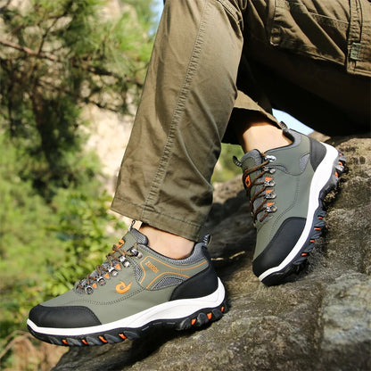 Men's EVA Hiking Shoes Waterproof Anti-Slip Leather Outdoor Sports Shoes for Camping Running Jogging 2025 New