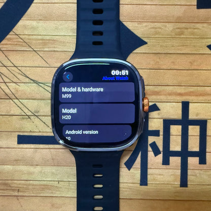 M99 Smartwatch 5G With 2.4inch Amoled Screen 900W Rotating Camera WIFI GPS Position Compass NFC Bluetooth Smart Watch Men Women