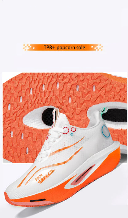 Men's Running Shoes Carbon Plate Professional Breathable Non-slip Cushioning Women's Casual Running Sports Shoes