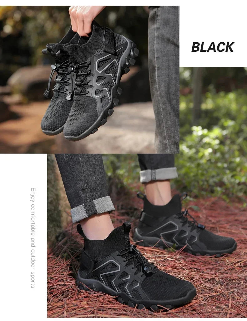Unisex Breathable Quick-Drying Fishing Water Sport Shoes Summer Upstream Barefoot Aqua Boots Outdoor Non-Slip Women Beach Shoes