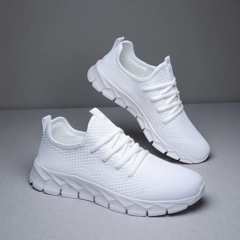 Sneakers til mænd i let mesh, damesko, casual flade sko, løbesko til mænd, bløde tennissko, åndbare herresneakers