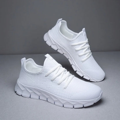 Sneakers til mænd i let mesh, damesko, casual flade sko, løbesko til mænd, bløde tennissko, åndbare herresneakers