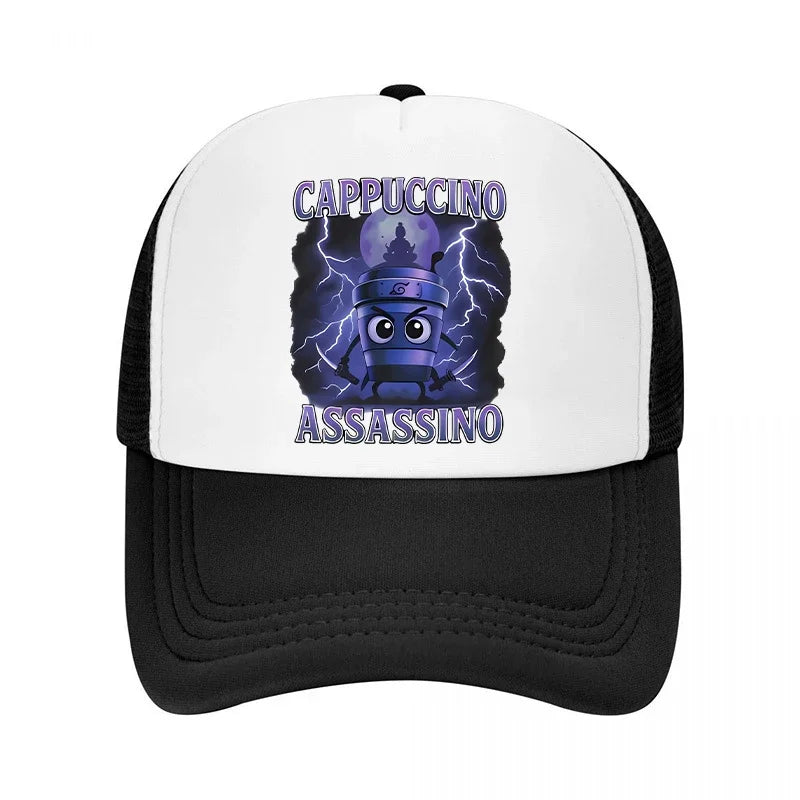 Italian Brainrot Kids Baseball Cap Boy Casual Hat Children Sports Sun Hats Tung Sahur Tralalers Shark Adjustable Bonnet Men Gift