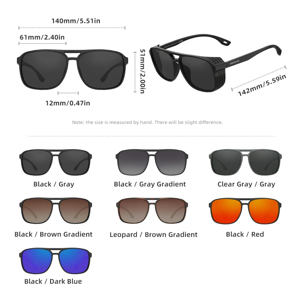 KINGSEVEN Brand Polarized Sunglasses Classic Design UV400 Eyewear For Men Women Outdoor Sport Glasses