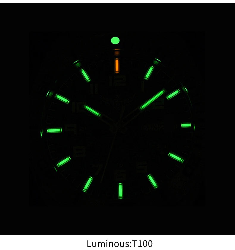 Yelang V1217 300m Diving Solar Watch Japan VS43 Swiss Super Luminous Water Ghost Waterproof Top Sapphire Aluminum Bezel Reloj