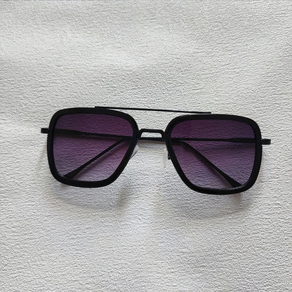 Ochelari de soare pătrați pentru bărbați, ochelari de soare metalici în stil steampunk pentru femei, ochelari de soare la modă pentru activități în aer liber, accesoriu unisex