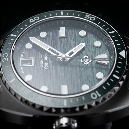 IXDAO IPOSE 2026 New Men's Automatic Mechanical Watch Poseidon Pattern Diving Watch 20Bar Stainless Steel BWG-9 Reloj Hombre